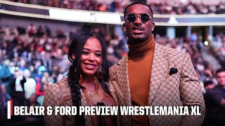 Bianca Belair amp Montez Ford talk UFC 298 look ahead to WrestleMania XL in Philly  WWE on ESPN [upl. by Nueormahc]