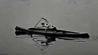 1936 Olympic BERLIN Germany Canoeing Mens C1 1000m Final 169 [upl. by Clea]