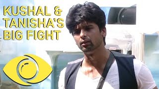 Kushal And Tanisha Big Fight  Bigg Boss India  Big Brother Universe [upl. by Nilahs775]