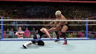 Ric Flair vs Marty Jannetty w Shawn Michaels  WWF Prime Time Wrestling Dec 1991 WWE 2K16 Universe [upl. by Epilef]