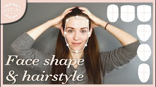 Good hairstyles for your face shape amp how to determine your shape  Justine Leconte [upl. by Analra]