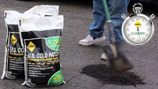 US Cold Patch 60 Second Pothole Repair [upl. by Nairda]