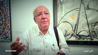 Interview with artist Nja Mahdaoui at Abu Dhabi Art 2014 [upl. by Nilo943]