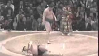 Kotomitsuki vs Hakuho kyusho 2004 [upl. by Maddy]