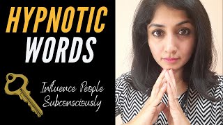 How to Influence People Subconsciously using NLP 5 Secret Hypnotic Words that influence others [upl. by Amalie]