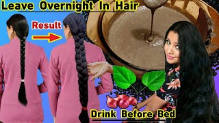 Day 3Leave This Overnight amp Drink Before Bed For 20×Thick amp Black Hair।Regrow Hair।Garima Singh [upl. by Eugenie794]