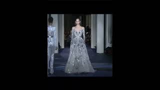 silver fantasy zuhair murad haute couture 2019 spring summer paris fashion show [upl. by Lamek757]