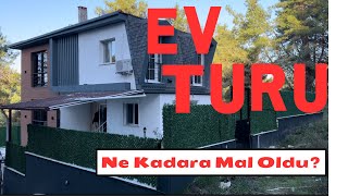 EV TURU🏠🏠Evimizi Bastan Assagi Yeniledik Ne Kadar Tuttu Eksikler evturu vlog kuşadası [upl. by Anigar579]