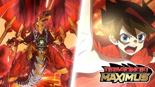 Bakugan Dragonoid EVOLUTION Maximus Epic Battle Bakugan Battle Planet [upl. by Albion239]