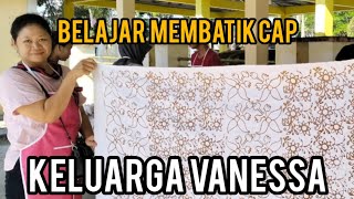 BELAJAR CARA MEMBUAT BATIK DENGAN CAP DARI KERTAS [upl. by Kentigera82]