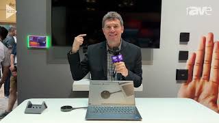 InfoComm 2023 Crestron Demos New AirMedia Connect Adapter With USBC Connection [upl. by Asalocin]