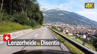 Driving from Lenzerheide to Disentis  Scenic Drive Switzerland [upl. by Yeltihw]