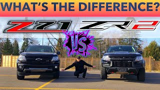 2021 CHEVY Colorado ZR2 vs Z71 What’s the difference [upl. by Enitnelav927]