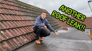 Flat Roof Leak Felt Roof Causing Wet Patch On Bedroom Ceiling Easy Fix [upl. by Llyrehc]