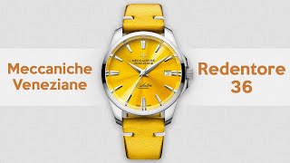 Meccaniche Veneziane Automatic 36mm Watch Redentore Yellow [upl. by Duyne851]