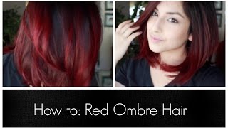 How To Red Ombre Hair [upl. by Clarissa]