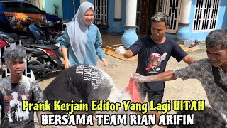 PRANK KERJAIN EDITOR YANG LAGI ULANG TAHUN  BERSAMA TEAM RIAN ARFIN [upl. by Harlan477]