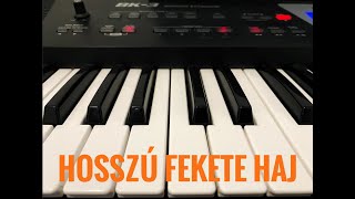 Hosszú fekete haj KARAOKE  Roland BK3 [upl. by Drawd557]