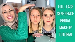 SENEGENCE FULL FACE 👰 Bridal Makeup Tutorial SeneGence Makeup LipSense ShadowSense LashSense [upl. by Tedman200]