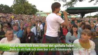 Alexander Rybak Det gåtfulla folket Allsång på Skansen 2009 [upl. by Germana592]