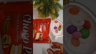 Lotte choco PieampGems Popsicle ampPoloyoutubeshorts shortvideo short [upl. by Karena]