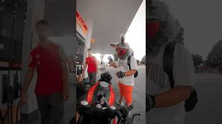 BENZİNE ZAM GELİNCE 😂 moto motovlog bunnyfantastic benzin oil kocaeli shell gasoline [upl. by Iliam]