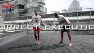 YOKKAO Workout 126 Skipping Rope correct execution by Muay Thai Champion Prajanchai [upl. by Levenson]