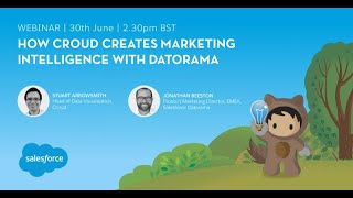 Salesforce Datorama webinar How Croud creates marketing intelligence with Datorama [upl. by Cila356]