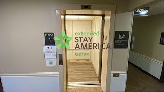 Schindler HT 330A Hydraulic Elevator  Extended Stay America Select Suites  Cleveland OH [upl. by Eesdnyl]