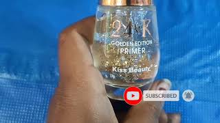 kiss beauty primer 24k gold edition review  how to use kiss beauty primer  kiss beauty primer [upl. by Benjy]