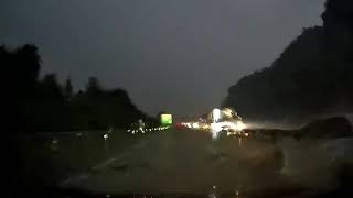 Hydroplaning Car Crash Caught on 70mai Pro 18012020 [upl. by Annairoc645]