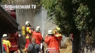 🚨🚒 Misthaufenbrand löst Feuerwehreinsatz in Rüßwihl aus 27072020 [upl. by Poucher18]