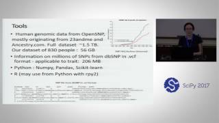 Predicting Phenotype from Genotype with Machine Learning  SciPy 2017  Patricia Francis Lyon [upl. by Noryt775]