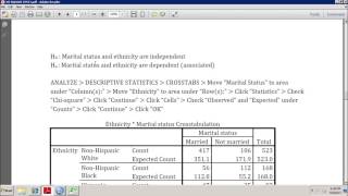 Analyzing The Association Between Categorical Variables [upl. by Fillbert]