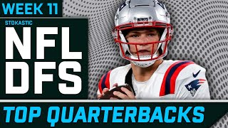 NFL DFS Week 11 QB Targets  NFL DFS Picks amp Strategy [upl. by Brookner]