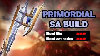 Switch Axe Blood Awakening HP Steal Build  MHR Sunbreak Version 16 Bonus Update [upl. by Teillo]