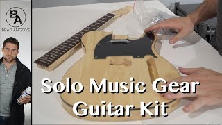 The Guitar Kit from Solo Music Gear  Unboxing and Intro Part 1 [upl. by Annet712]