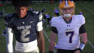 Clovis East vs Grant 🏈 High Scoring Game between CA Top 25 Ranked Teams 🔥 2024 maxpreps espn nfl [upl. by Bruell]