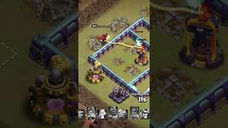 Last arrow saved the attack 🌟🌟 🌟 clashofclans [upl. by Beane]