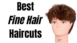 The BEST Haircuts for Fine Hair  TheSalonGuy [upl. by Annoik]