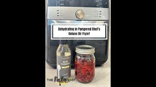 Dehydrating in Pampered Chef’s Deluxe Air Fryer [upl. by Marigolda]