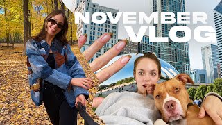 FALL VLOG 🍁 spending time alone acting class  a quick trip to chicago [upl. by Asela]