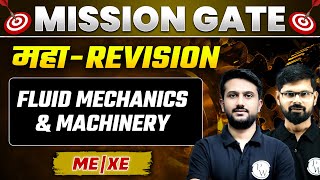 Fluid Mechanics amp Machinery One Shot  Maha Revision  ME  XE  GATE 2024 Preparation [upl. by Aicelef140]