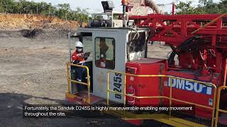 Sandvik D245S Blasthole Drill Client Testimonial [upl. by Eimarrej]