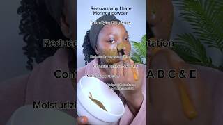 Benefits of Moringa powder affordable skincare glowingskin skincareroutine [upl. by Noivad]