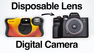 Putting a Disposable Lens on My Digital Camera [upl. by Pickford13]