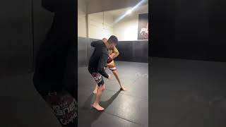 Rolling ankle pick  Imanari roll  inside heel hook jiujitsu [upl. by Glassco]