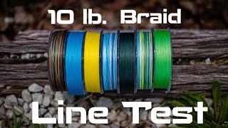 Testing Reaction Tackle 10lb Braided Fishing Line [upl. by Nwahsav]