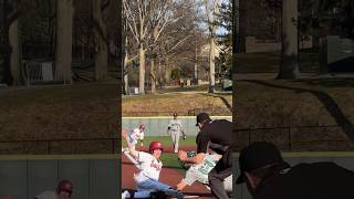 🎥D1 Midweek action Tag at homeplate bases loaded BC vs Siena [upl. by Durst]