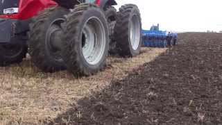 LEMKEN Rubin 9 Working Alfalfa in Alberta [upl. by Suedaht]